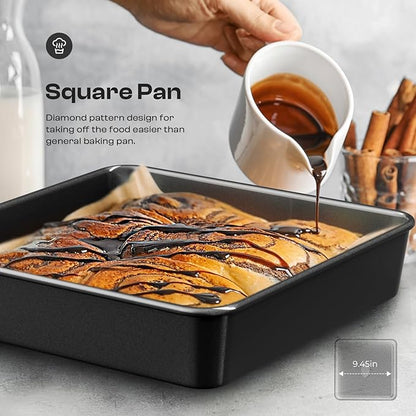 12-Piece Nonstick Bakeware Set, Stackable Non Toxic Baking Pans Set - Image 7