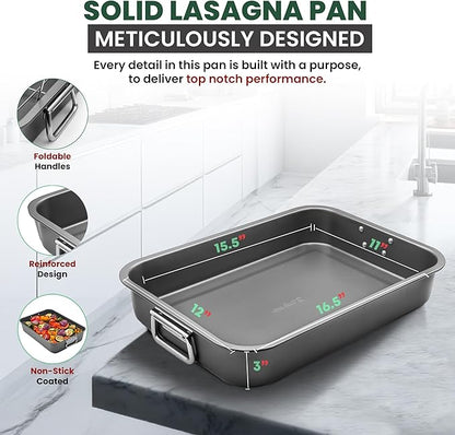 Large Lasagna Pan 12” x 16” - Image 3