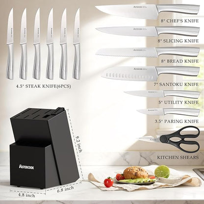 Astercook Knife Set, Kitchen Knives Set - Image 2