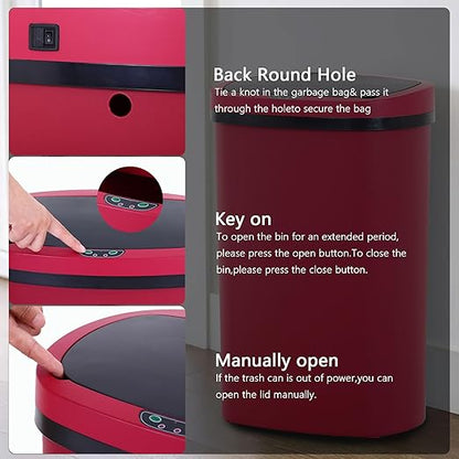 13 Gallon/50 L Kitchen Trash Can - Image 4