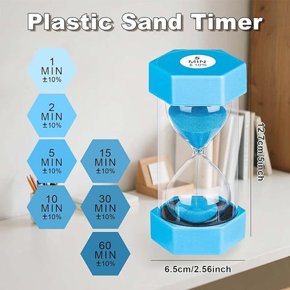 Sand Timer 60 Minutes, Unbreakable Plastic 60 Min Sand Clock, Reloj De Arena 60 - Image 4