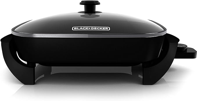 BLACK+DECKER Electric Skillet, Variable Temperature Control, Nonstick Cooking - Image 2