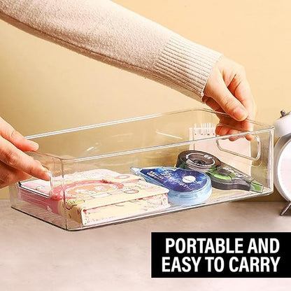 Clear Plastic Storage Bins, Pantry Organizers and Storage or Kitchen - Image 7
