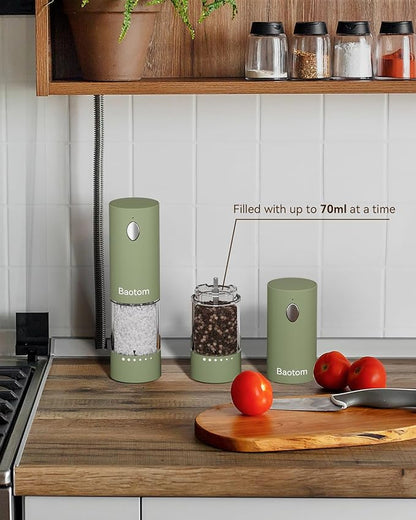 Electric Salt and Pepper Grinder Set - Image 4