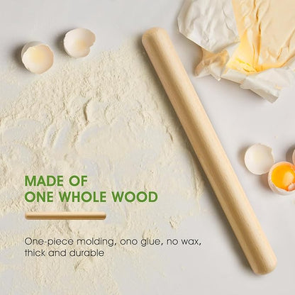 LorisArm 11.5-inch Wooden Rolling Pin - Image 4