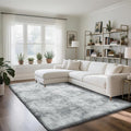 Fluffy Rug Shag Area Rug, Mottling Grey 5x8 Area Rugs by Yongyangjuxi