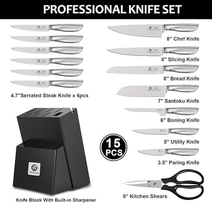 imarku® Kitchen Knife Set, Premium Razor-Sharp Chef Knives Set - Image 2