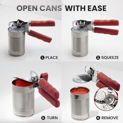 Zulay Kitchen Heavy Duty Stainless Steel Can Opener Manual - Image 6