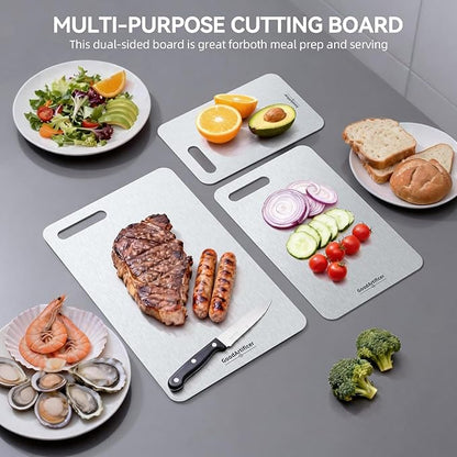 Titanium Cutting Boards Set of 3, 100% Pure Titanium Kitchen Cutting Board - Image 7