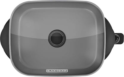 BLACK+DECKER Electric Skillet, Variable Temperature Control, Nonstick Cooking - Image 9