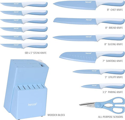 hecef 15 Pieces Kitchen Knife Set - Image 2