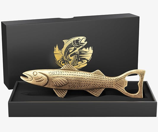 Unique Fishing Gifts for Men, Vintage Beer Bottle Opener Fathers Day Birthday by Unknown