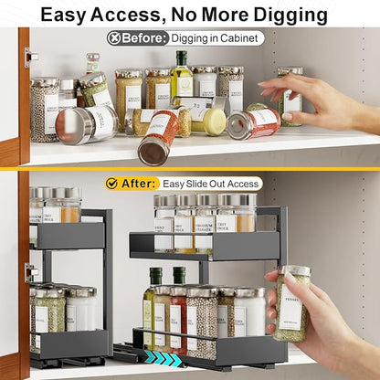 iSPECLE Spice Racks for Inside Cabinet - Image 3
