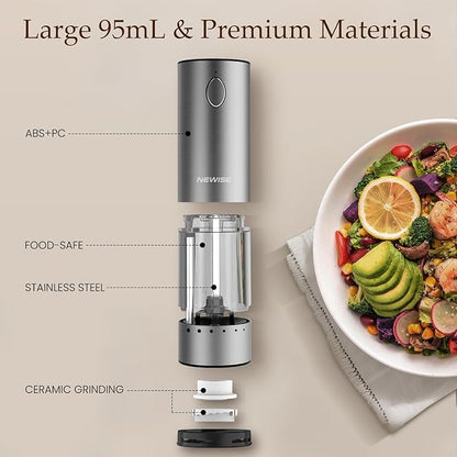 Electric Salt and Pepper Grinder Set - Image 6