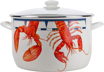 Golden Rabbit Enamelware Soup or Stock Pot, 18 quart - Image 3