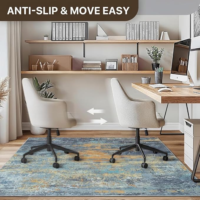 36"x60" Office Chair Mat for Hardwood Tile Floor, Under Desk Carpet Protector - Image 5