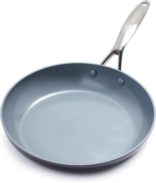 GreenPan Valencia Pro Ceramic Nonstick 12” Frying Pan Skillet, Hard Anodized by GreenPan