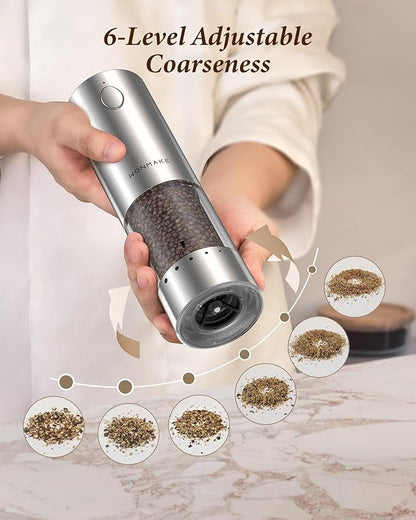 Electric Salt and Pepper Grinder Set - Image 3