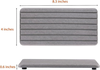 NiuYichee 2 PCS Water Absorbent diatomite Coasters, 8.3" x 4" Water Absorbing - Image 7