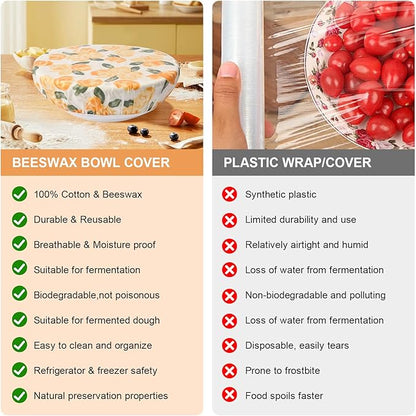 2Pcs Reusable Bowl Covers for Bread Proofing - Image 6