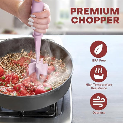 Meat Chopper, Hamburger Grinder, Premium Heat Resistant Smasher - Image 5