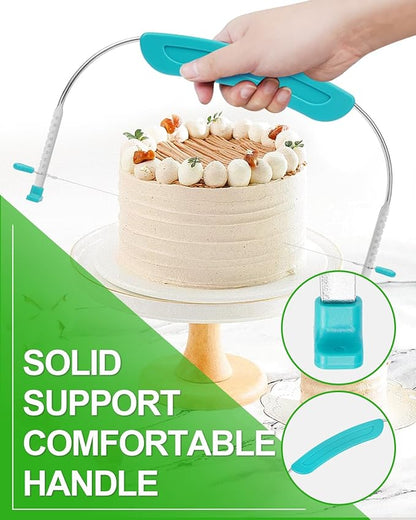Adjustable 2- Wire Cake Slicer Leveler Small Cake Cutter Slicer - Image 3