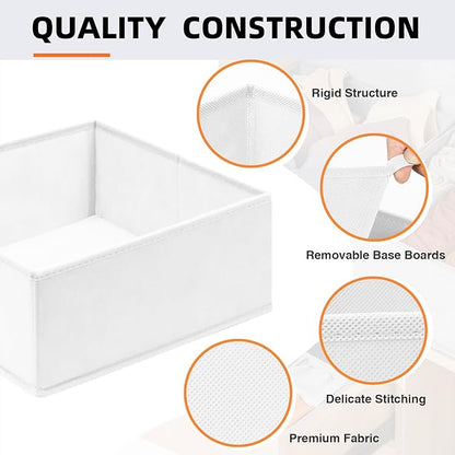 【FAMILY PACK】Drawer Organizer Clothes, 20 Pack Dresser Organizer Bins - Image 5