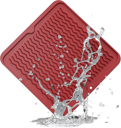 ZLR Silicone Dish Drying Mat 12" x 12" Square by ZLR