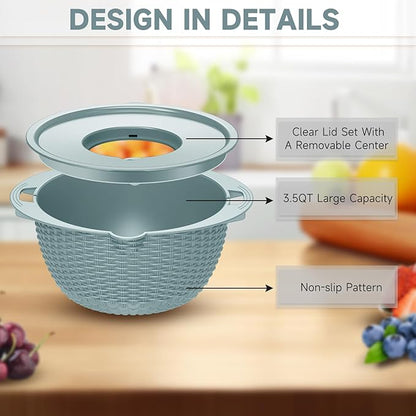 4-1 Strainer with Bowl & Spoons Set - Image 7