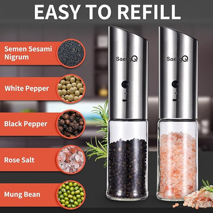 Electric Salt and Pepper Grinder Set - Image 7