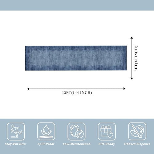 3x12 ft Non Skid Hallway Runner Rug - Image 2