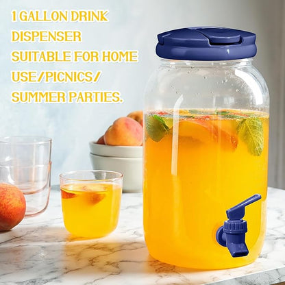 Havawish 2 Pcs 1 Gallon Plastic Beverage Dispenser - Image 6