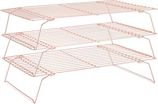 Cooling Rack for Baking 3 Tiers, Stainless Steel Baking Cooking Cooling Racks by Briout