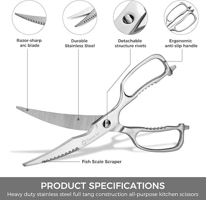Sunnecko Heavy Duty Kitchen Scissors - Image 2