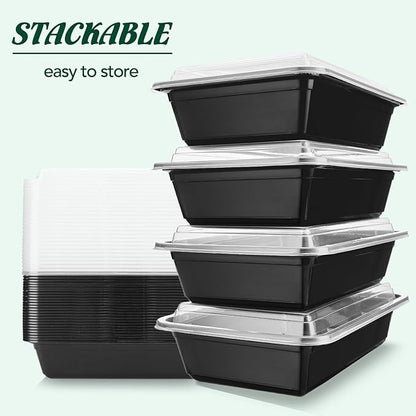 Glotoch Meal Prep Containers 32oz 50 Pack - Image 9