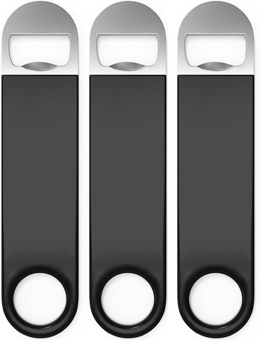 Bartender Bottle Openers, Beer Bottle Openers, Speed Openers 3 Pack by Premium by Axim+USA