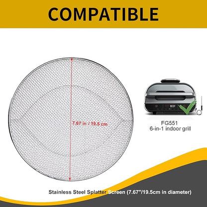 Stainless Steel Splatter Shield compatible - Image 5