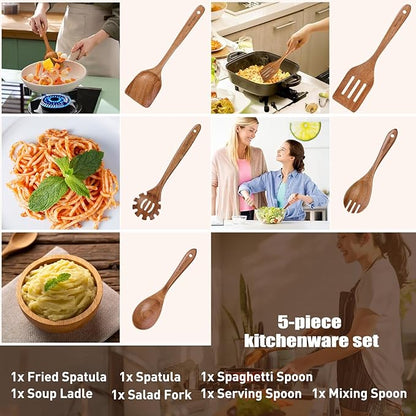 Wooden Spoons for Cooking - Image 7
