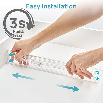 Vtopmart 4 Pack 2.36" Short Upgrade Drawer Dividers - Image 5