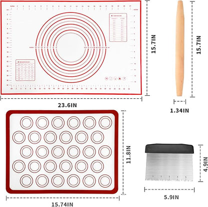 Silicone Baking Mat Sets, Dough Mat - Image 7
