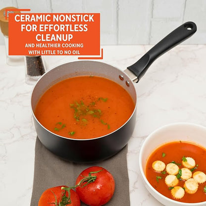 IMUSA 2.0 Qt PFAS Free Ceramic Nonstick Saucepan, Small Pot - Image 4