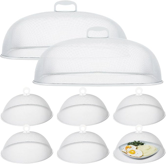 Hicarer 8 Pcs Metal Mesh Screen Food Cover by Hicarer