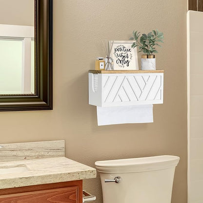 Paper Towel Dispenser Wall Mount, Paper Towel Holder Wall Mounted - Image 5