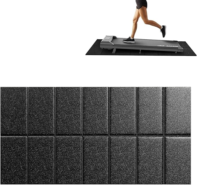 Walking Pad Treadmill Mat for Carpet Floors, 55x24 Hardwood Floor Protection by THAILE