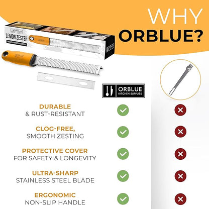 Orblue Lemon Zester & Cheese Grater - Image 8