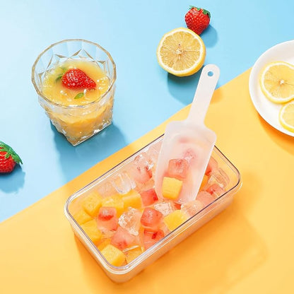 Ice Cube Tray with Lid and Bin, PHINOX 56 pcs Ice Trays - Image 9