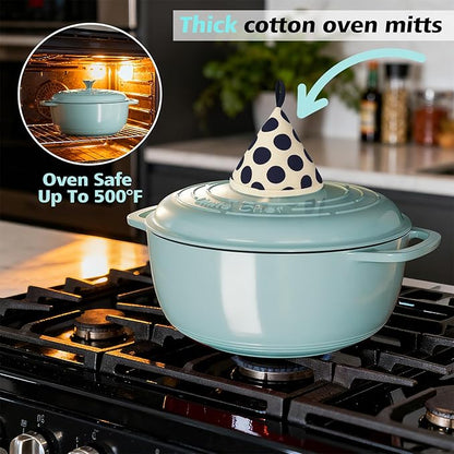 Umite Chef 6QT Enameled Cast Iron Dutch Oven - Image 7
