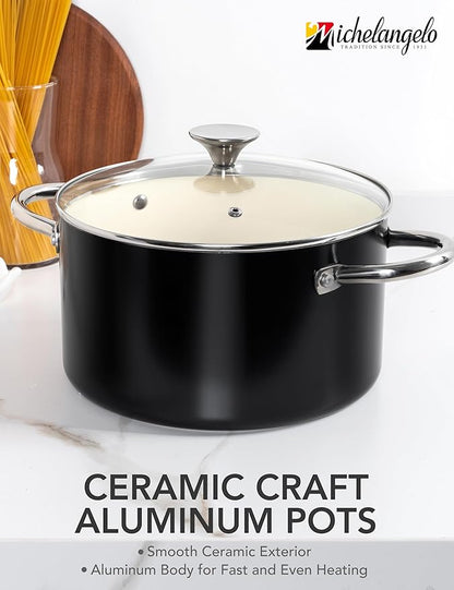 MICHELANGELO Ceramic Stock Pot - Image 3