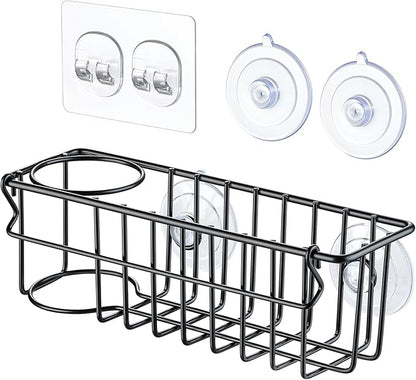 3-In-1 Sponge Holder for Kitchen Sink, 2 Type Suspension Options, Hanging Sink - Image 8