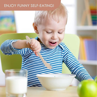 6-Piece Silicone Baby Feeding Spoons, First Stage Infant Spoons, Soft-Tip Easy - Image 7